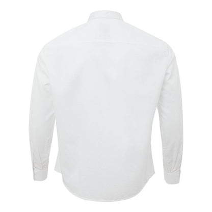 Armani Exchange Elegant White Cotton Shirt for Men