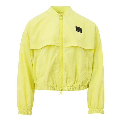 Armani Exchange Chic Yellow Polyamide Jacket for Women