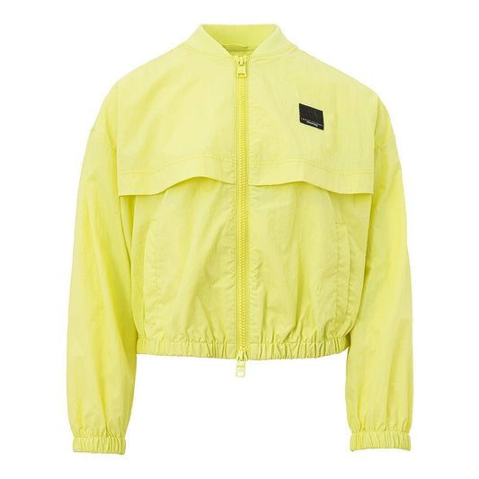 Armani Exchange Chic Yellow Polyamide Jacket for Women