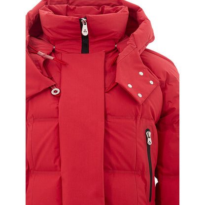 Peuterey Chic Red Cotton Jacket for Sophisticated Style