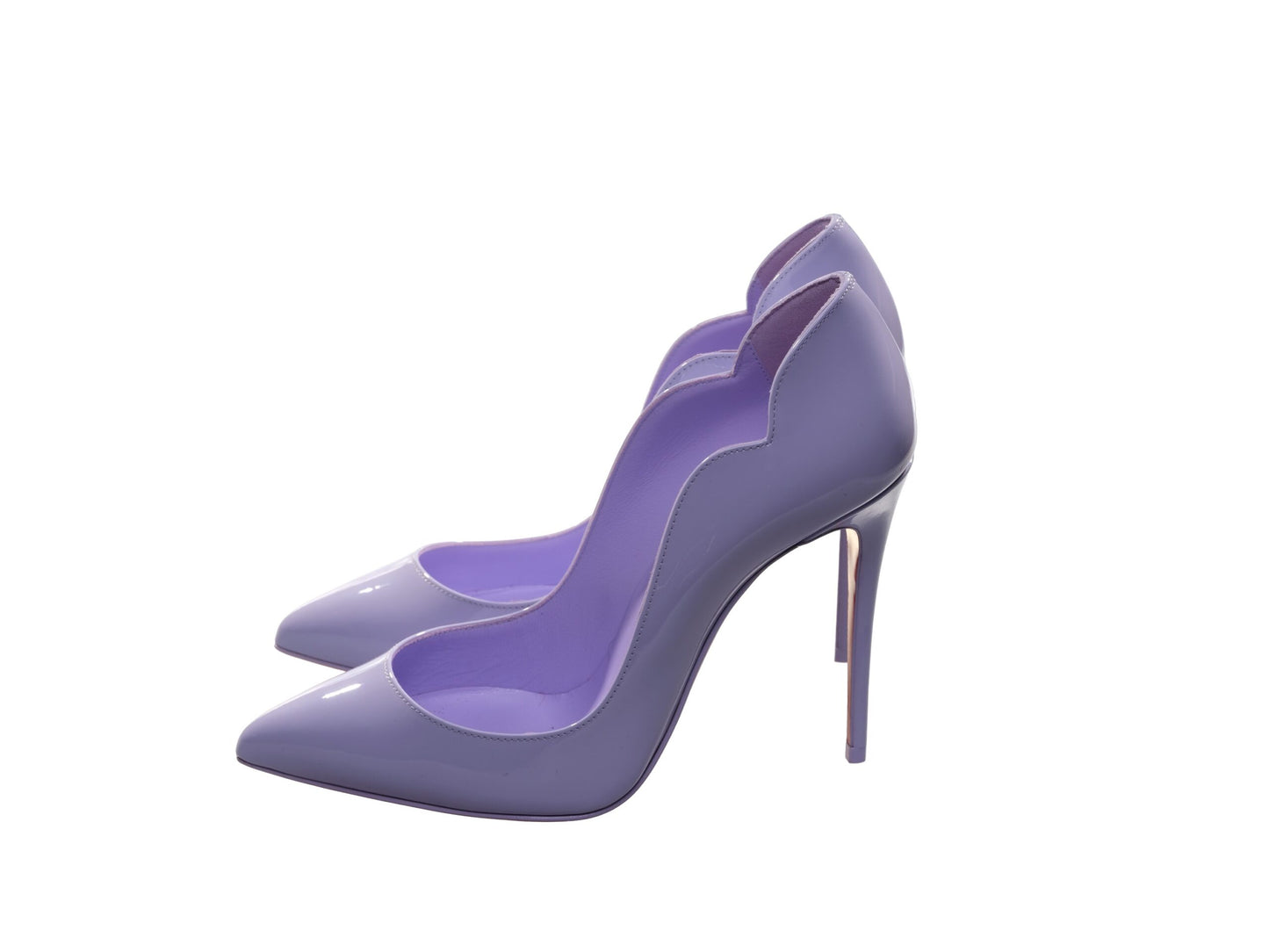 Christian Louboutin Hot Chick 100 Lilac Patent Leather High Heel Pump