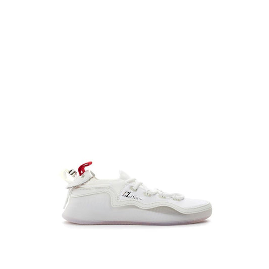 Christian Louboutin White Leather Sneaker - PANTERA STORES