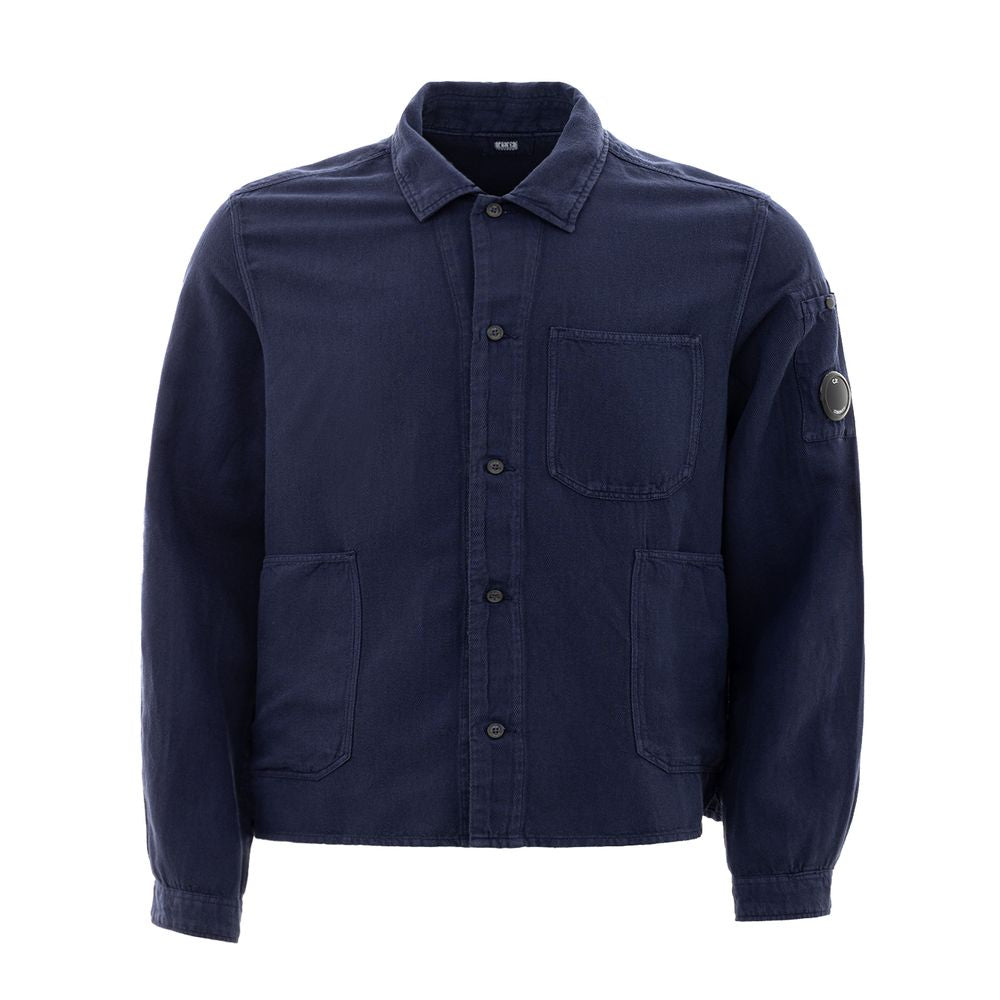 C.P. Company Blue Cotton Shirt - PANTERA STORES