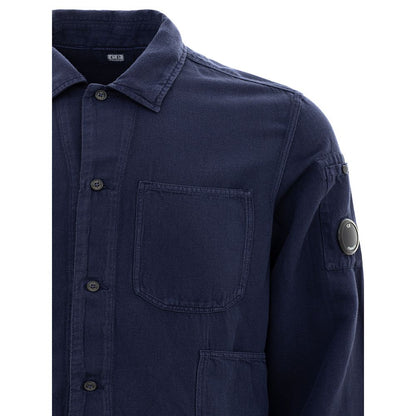 C.P. Company Blue Cotton Shirt - PANTERA STORES