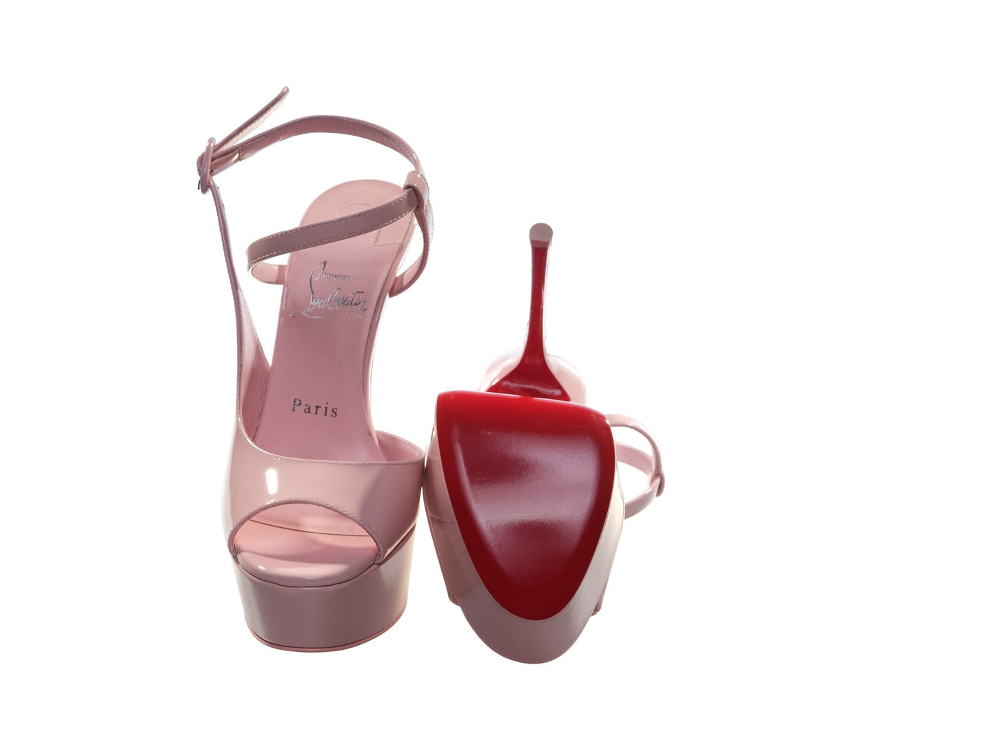 Christian Louboutin Jen Love Alta Baby Pink High Heels