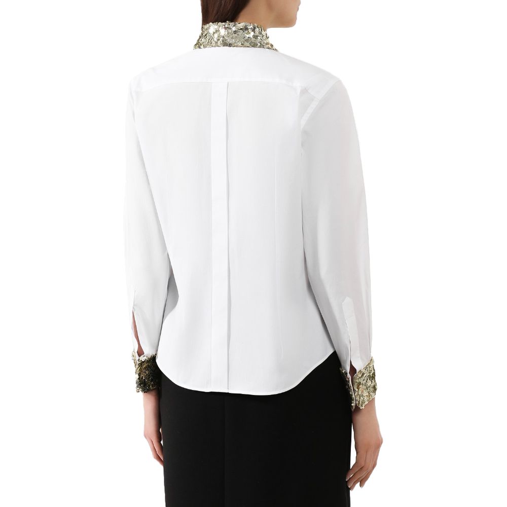 Dolce & Gabbana White Cotton Shirt