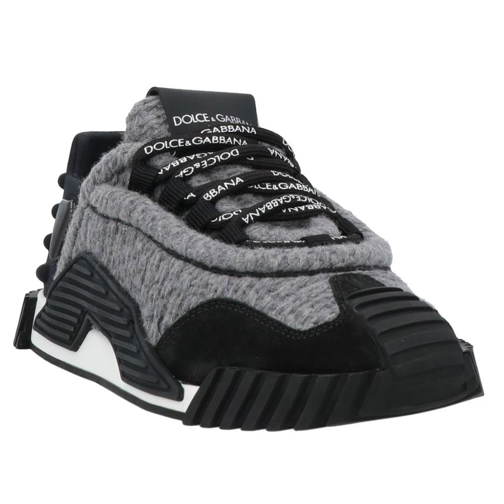 Dolce & Gabbana Black Cotton Sneaker