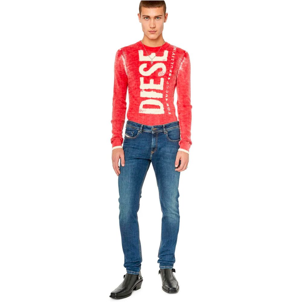 Diesel Blue Cotton Jeans & Pant