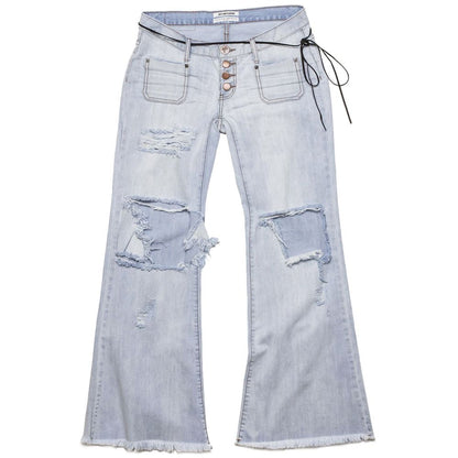 One Teaspoon Light Blue Cotton Jeans & Pant