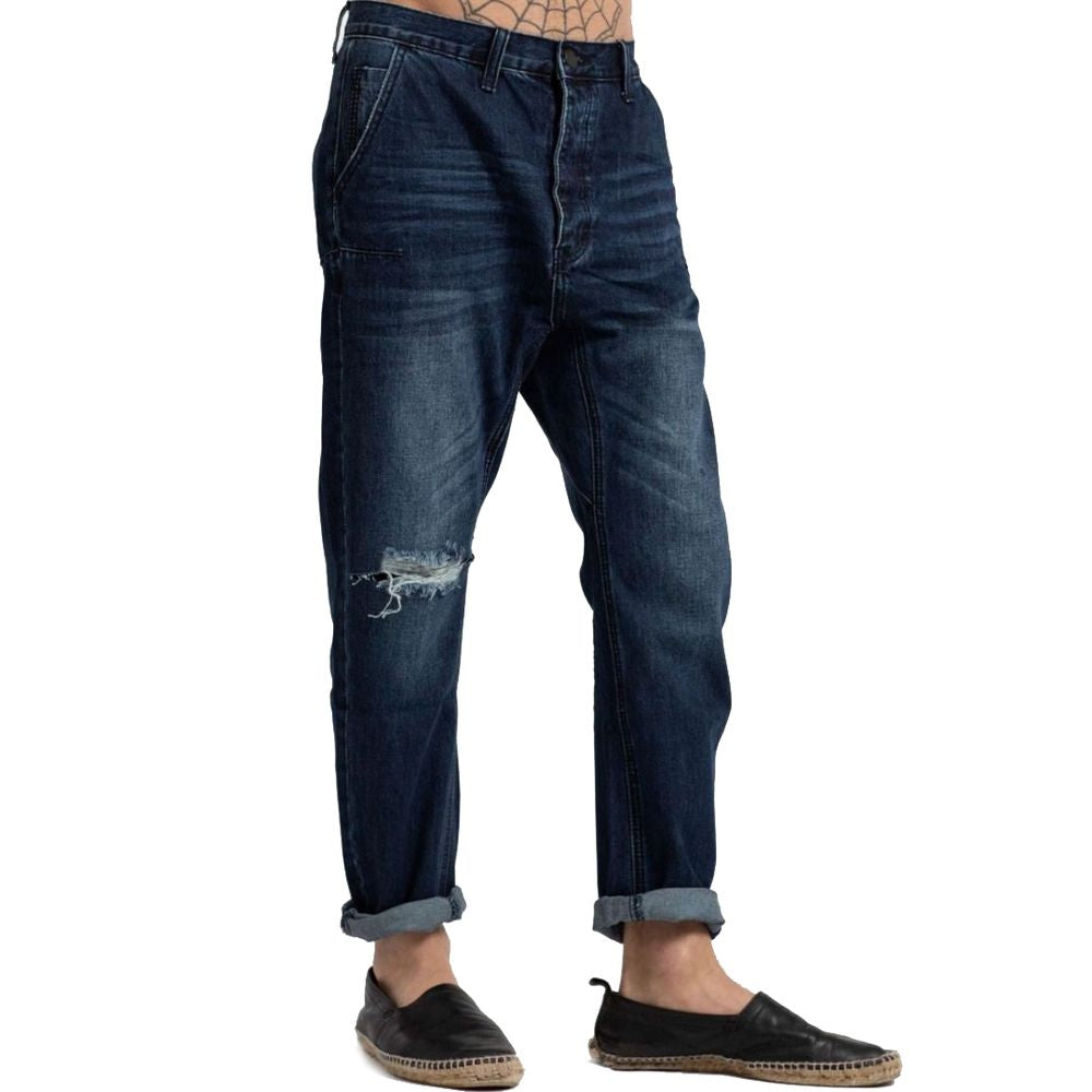 One Teaspoon Blue Cotton Jeans & Pant