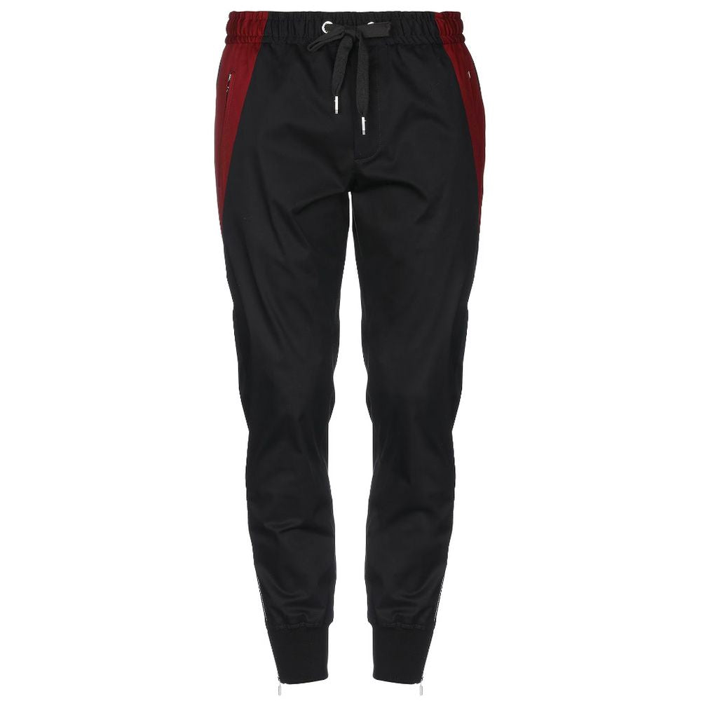 Dolce & Gabbana Black Cotton Jeans & Pant