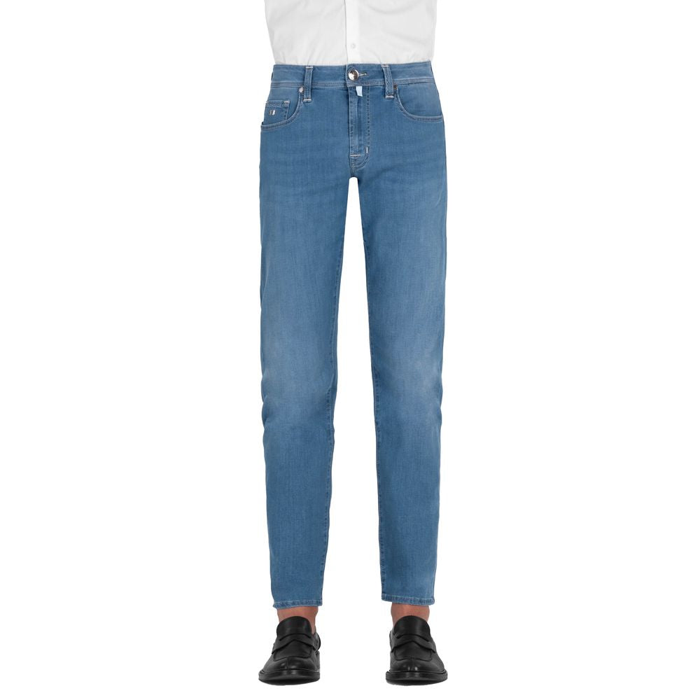 Tramarossa Light Blue Cotton Jeans & Pant