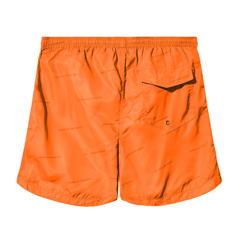 Comme Des Fuckdown Orange Polyester Swimwear