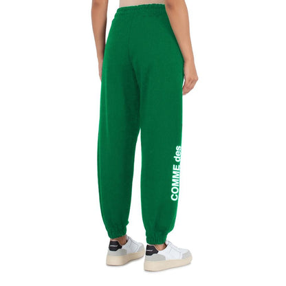 Comme Des Fuckdown Green Cotton Jeans & Pant