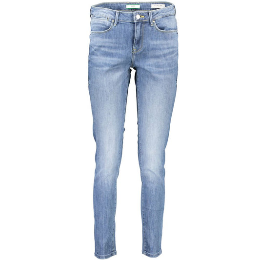 Guess Jeans Ultra Skinny Mid-Rise Light Blue Denim