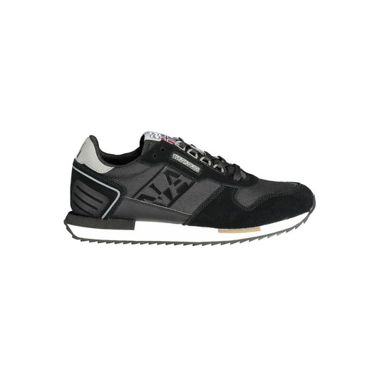 Napapijri Black Leather Men Sneaker