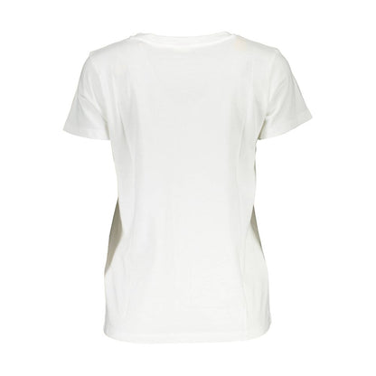 Levi's Chic White V-Neck Logo Tee