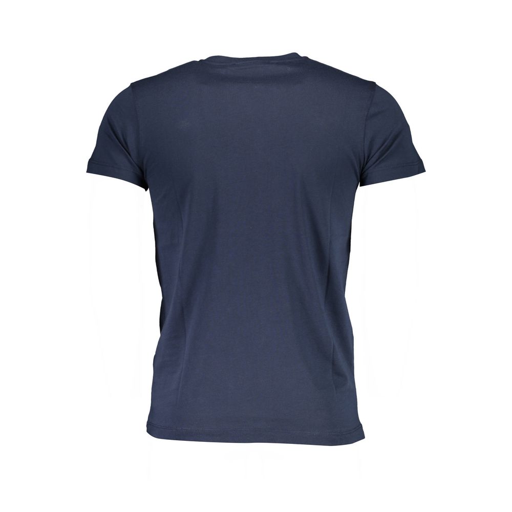 Roberto Cavalli Elegant Crew Neck Printed Tee - Summer Blue