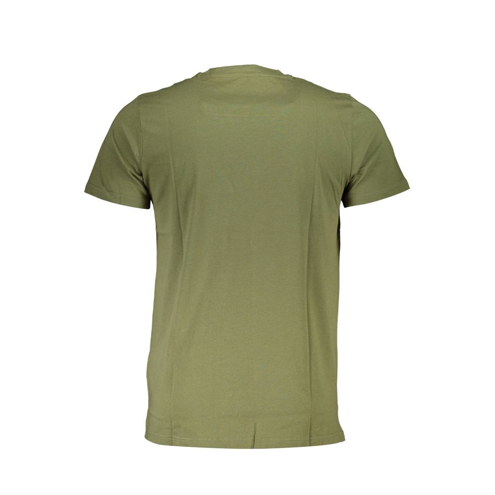 Cavalli Class Green Cotton T-Shirt