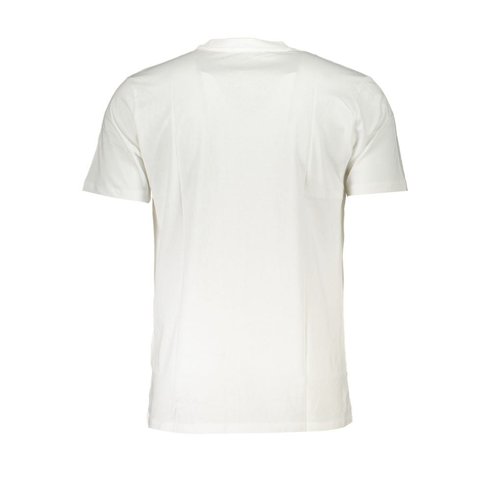 Cavalli Class White Cotton T-Shirt