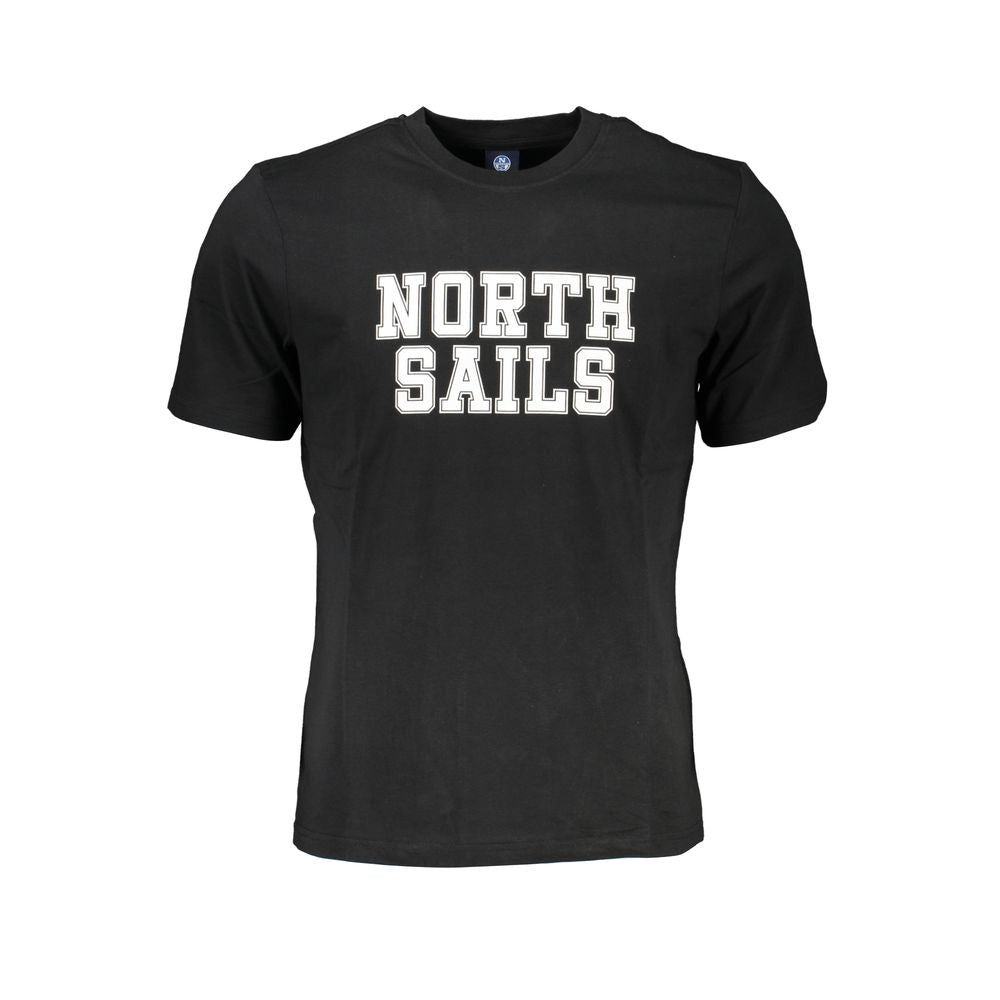 North Sails Black Cotton T-Shirt