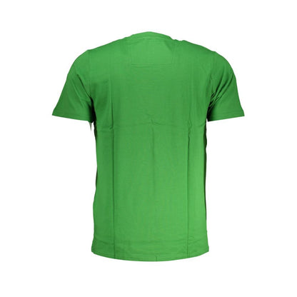 Cavalli Class Green Cotton T-Shirt