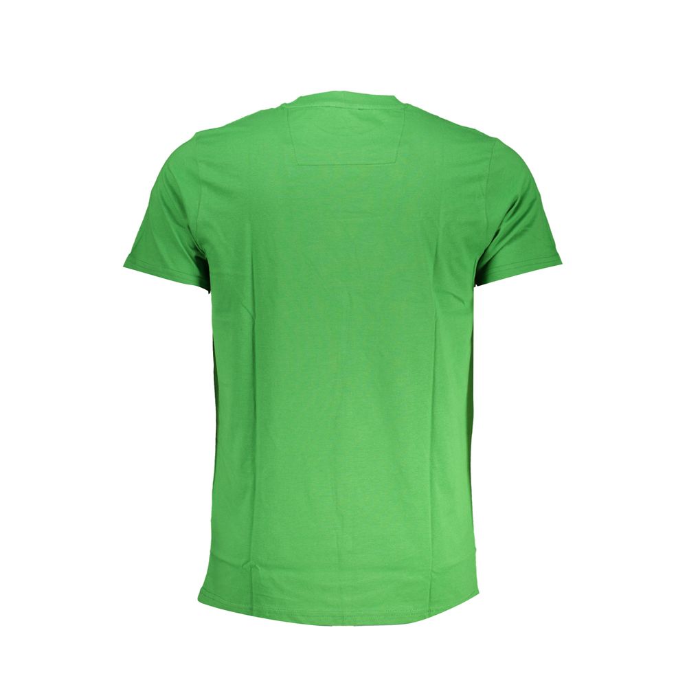 Cavalli Class Green Cotton T-Shirt