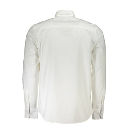 North Sails Elegant White Cotton Button-Down Shirt