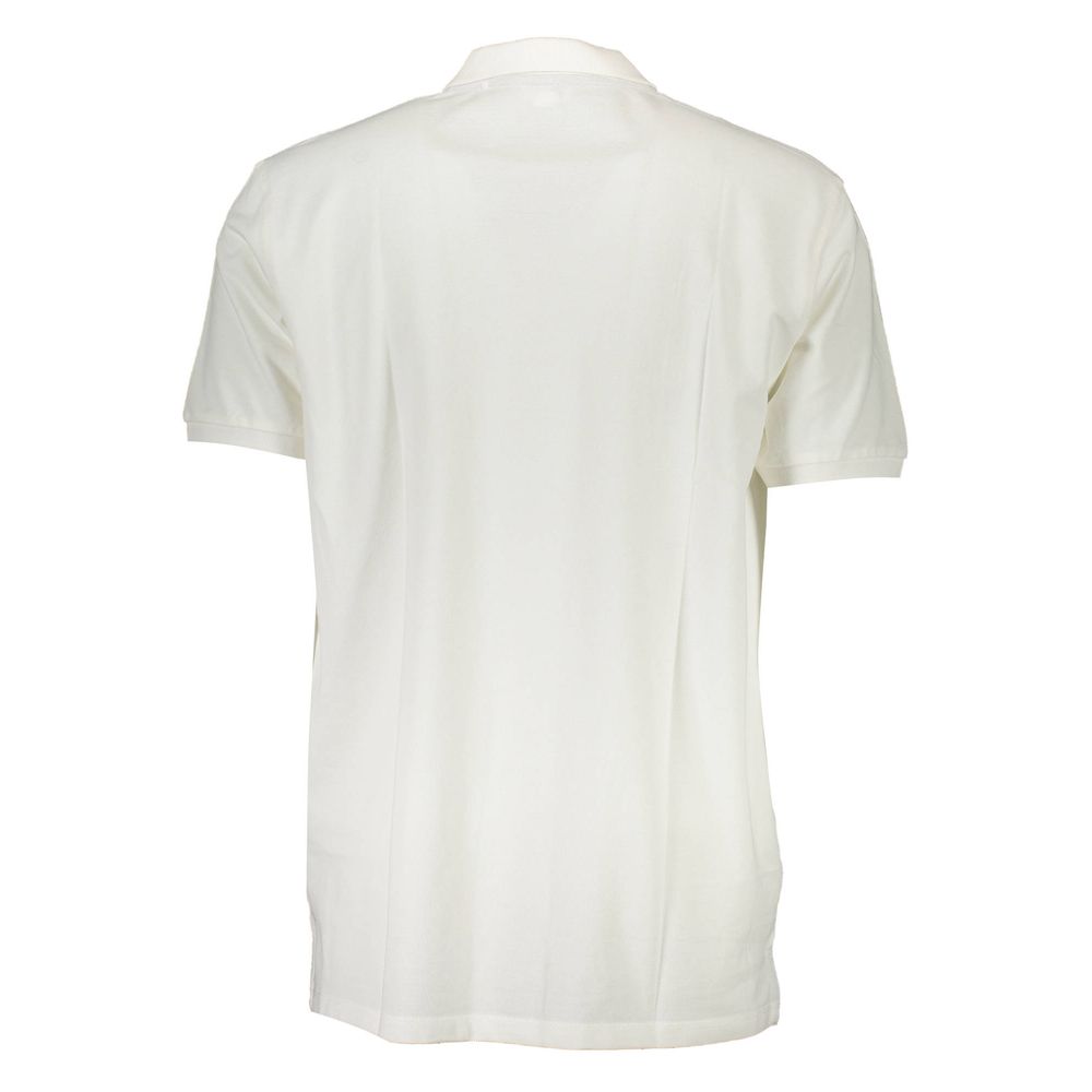 U.S. POLO ASSN. Chic White Embroidered Polo for Men