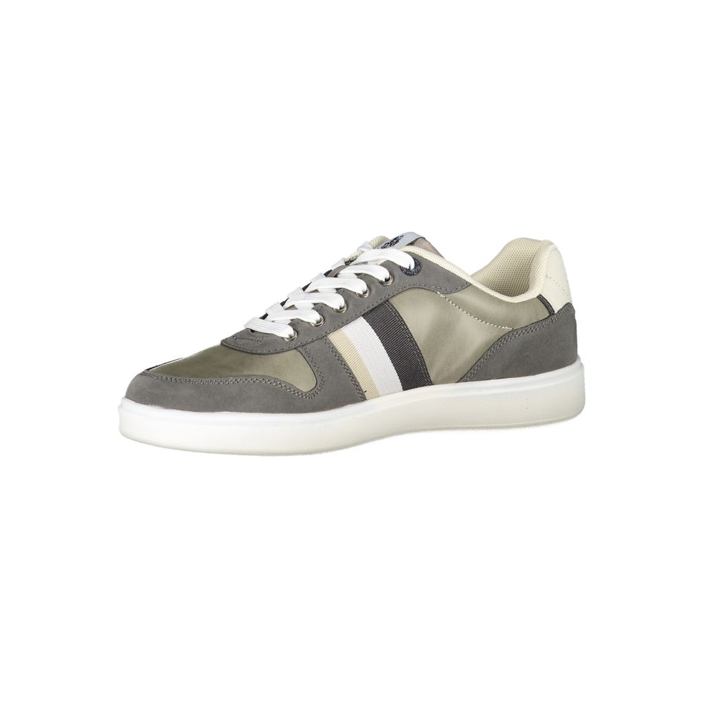 U.S. POLO ASSN. Sleek Gray Lace-Up Sports Sneakers