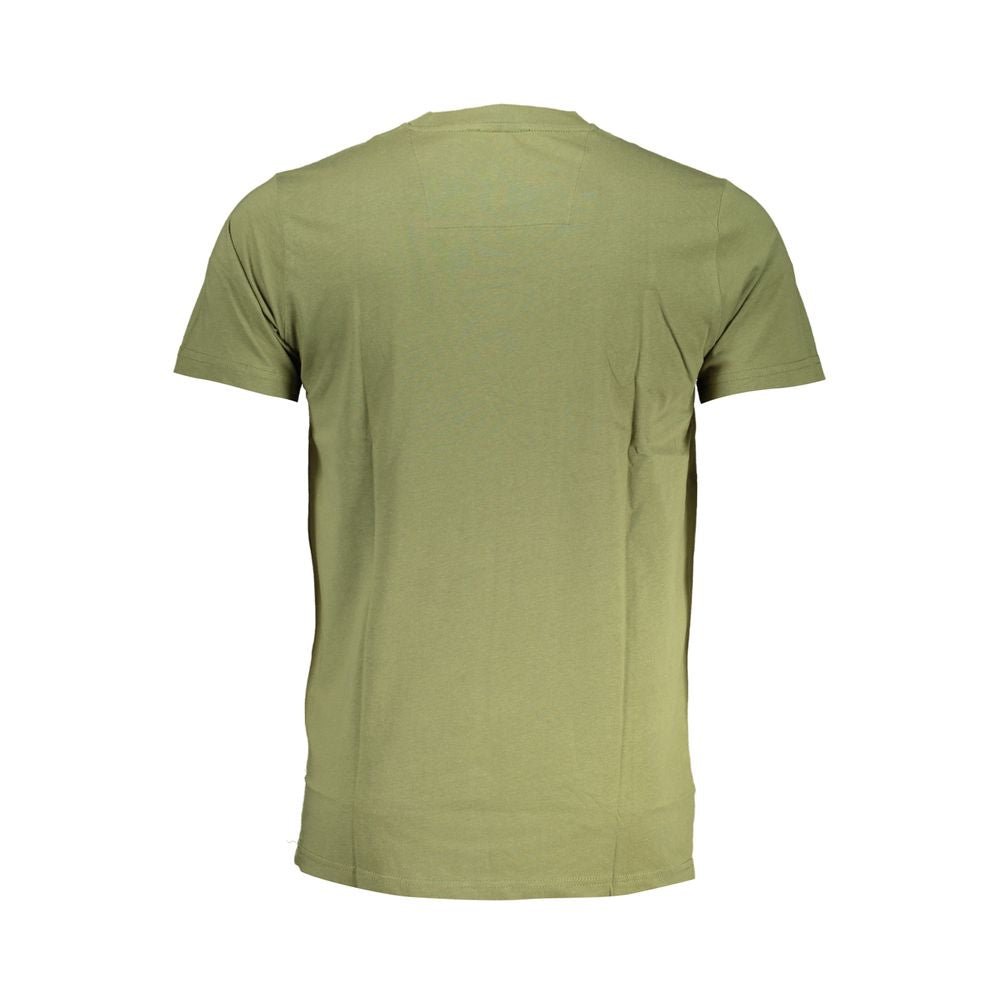 Cavalli Class Green Cotton T-Shirt