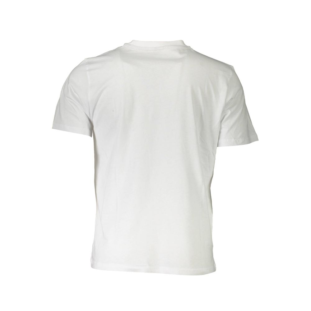 North Sails Crisp White Cotton Tee with Signature Print