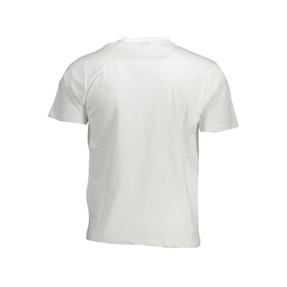 North Sails Sleek White Cotton Crew Neck Tee