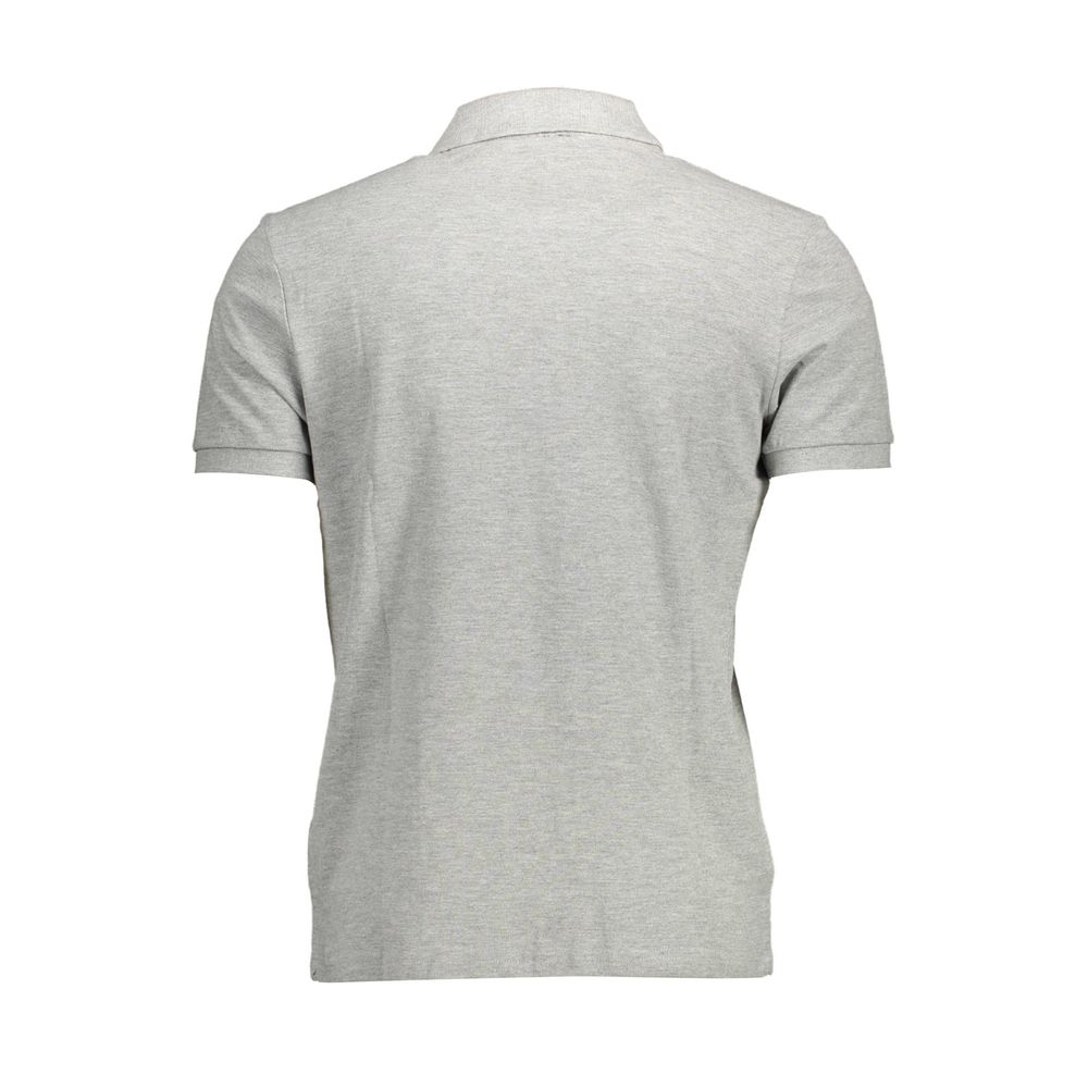 North Sails Elegant Gray Short-Sleeved Polo Shirt