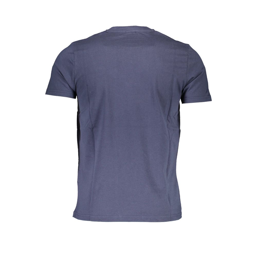 North Sails Blue Cotton Casual Round Neck Tee