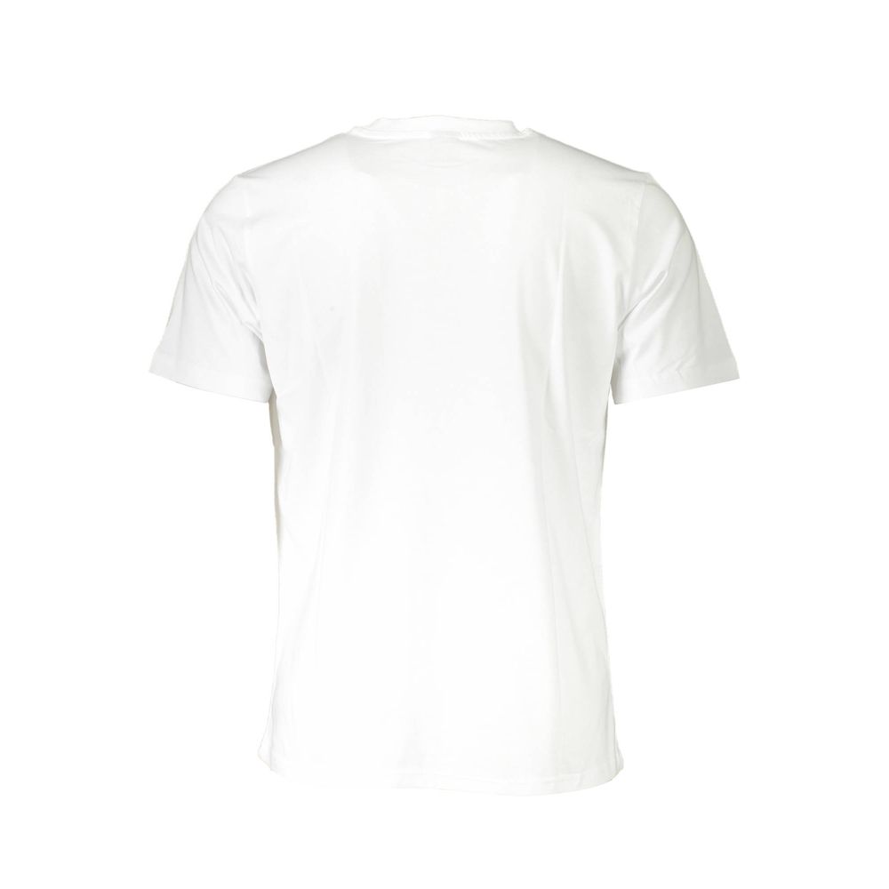 North Sails Chic White Cotton Tee with Logo Accent