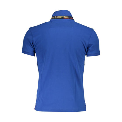 La Martina Slim Fit Embroidered Polo with Contrast Details