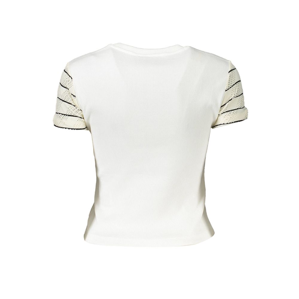 Desigual White Cotton Women Top