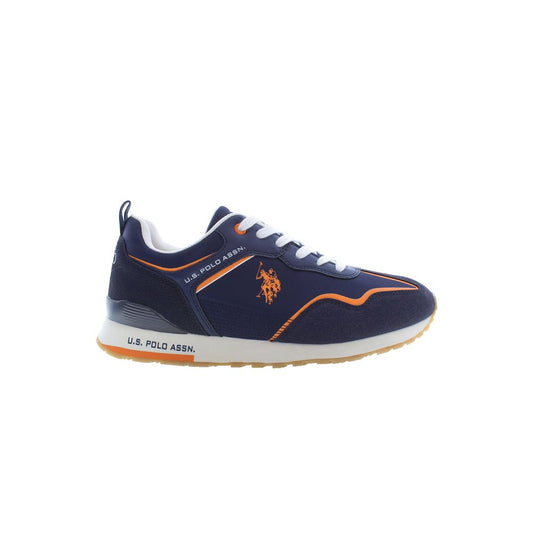 U.S. POLO ASSN. Chic Blue Sporty Lace-up Sneakers