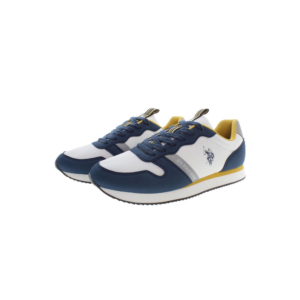 U.S. POLO ASSN. Sleek Blue Sneakers with Contrast Details