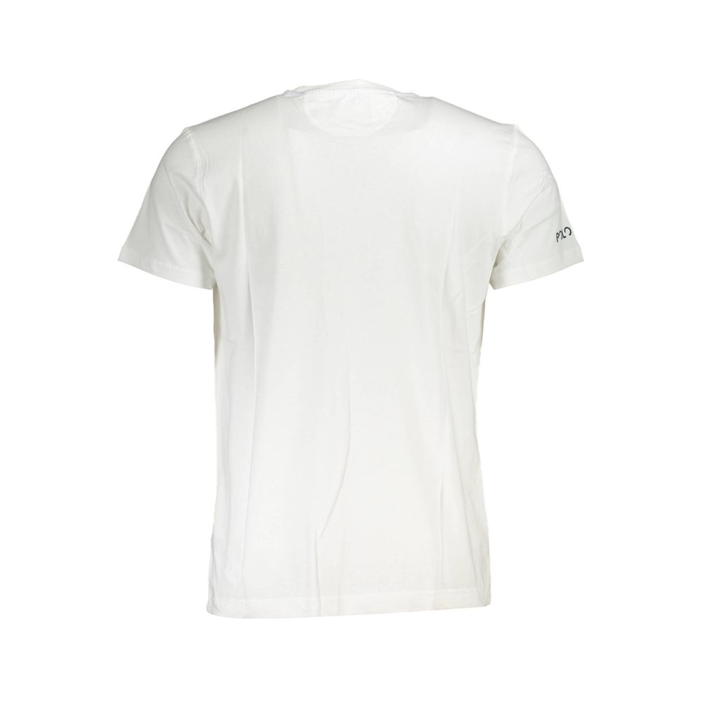 La Martina Elegant White Tee with Iconic Print