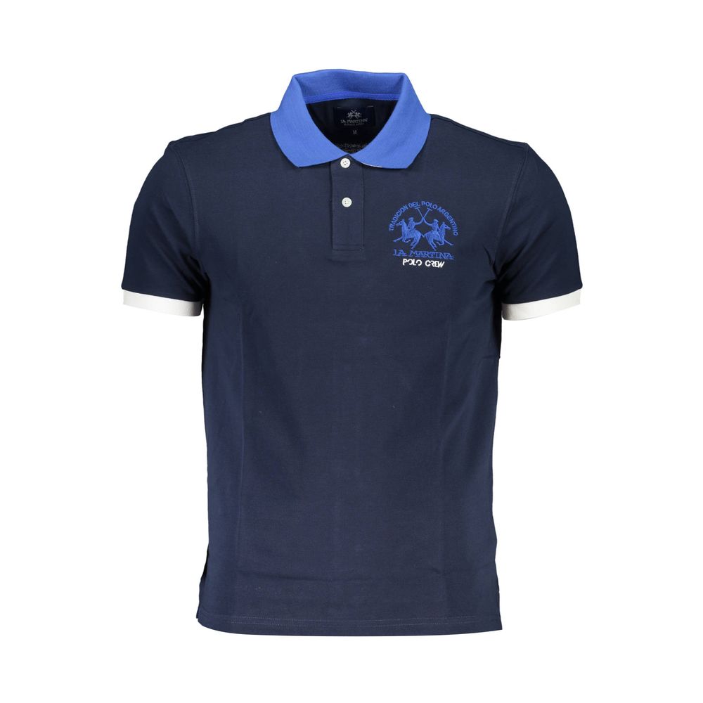 La Martina Chic Contrasting Detail Polo Shirt