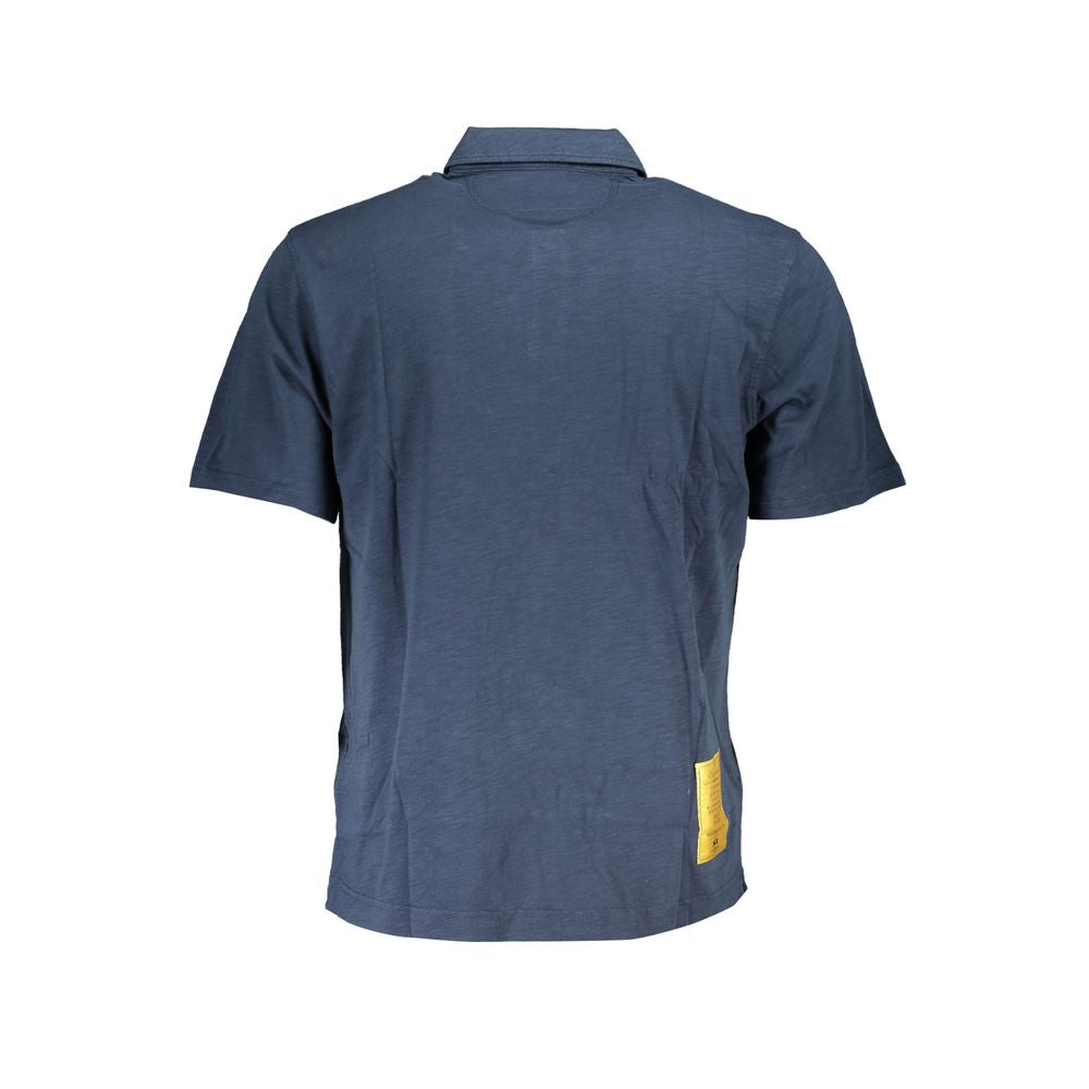 La Martina Classic Short-Sleeved Blue Polo