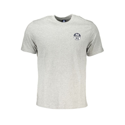 North Sails Gray Cotton T-Shirt