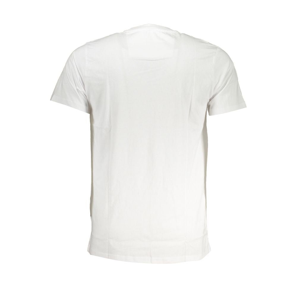 Cavalli Class White Cotton T-Shirt