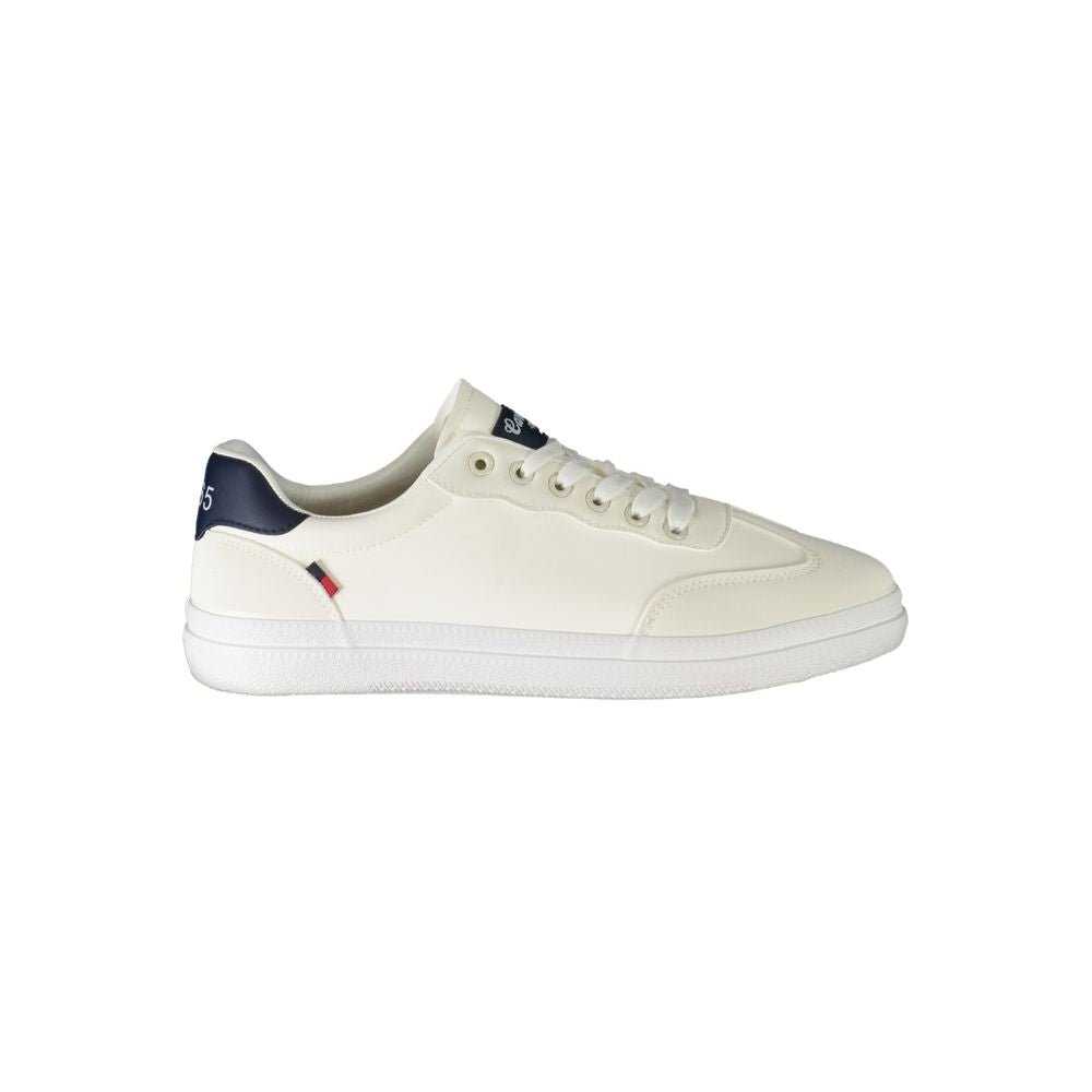 Carrera White Polyester Sneaker