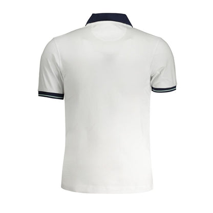 La Martina White Cotton Polo Shirt