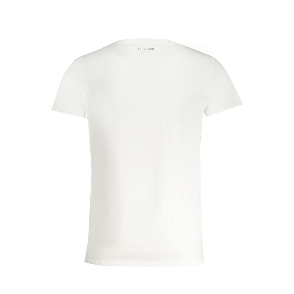 Trussardi White Cotton T-Shirt