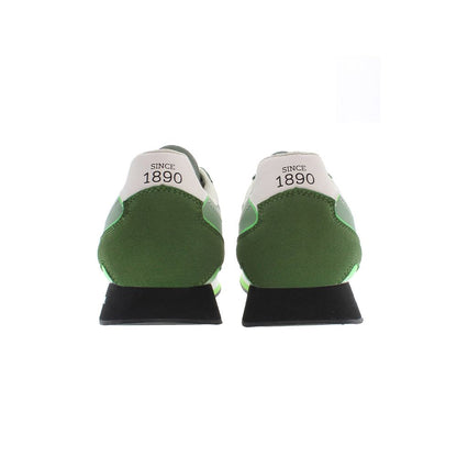 U.S. POLO ASSN. Sleek Green Sneakers with Iconic Logo Accents