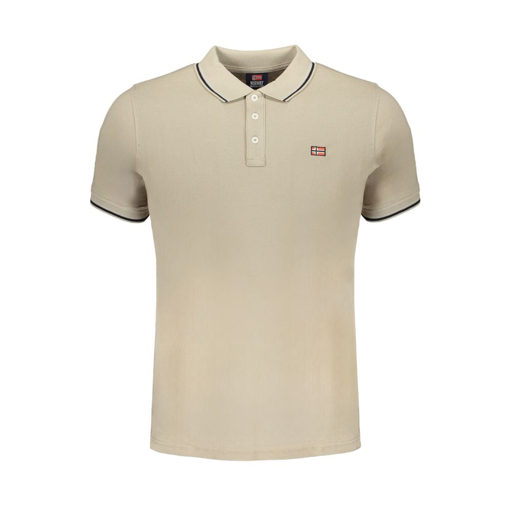 Norway 1963 Beige Cotton Polo Shirt